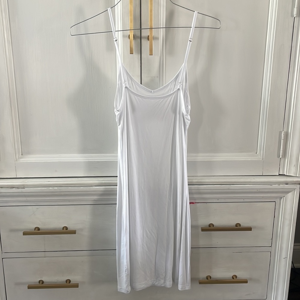 WHITE SLIP DRESS - Picture 2 of 2